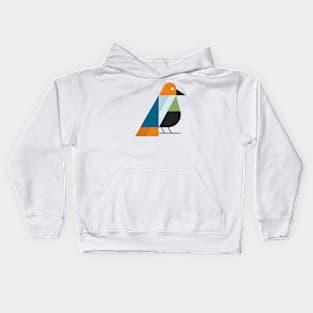 Colorful Flat Bird Kids Hoodie